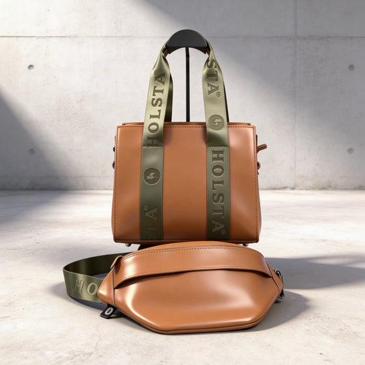 HOLSTA Casual Bundle Braun Daily & City Bag